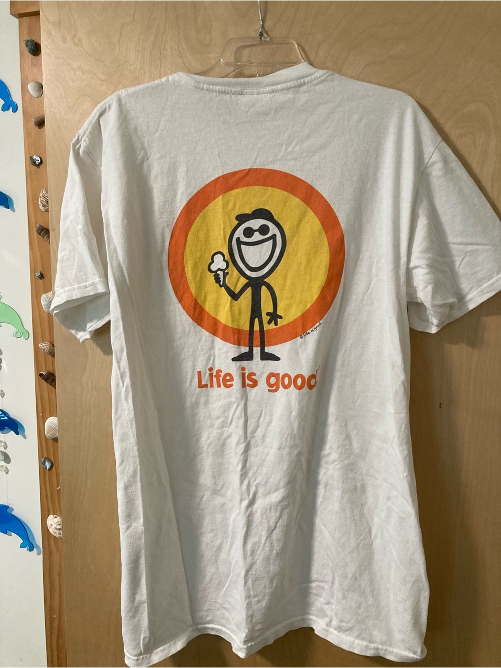 Life is Good VTG White “Do What You Like…” T-Shirt Men’s Sz Medium